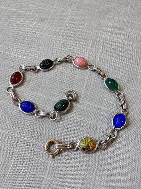 Vintage Mini Scarab Bracelet